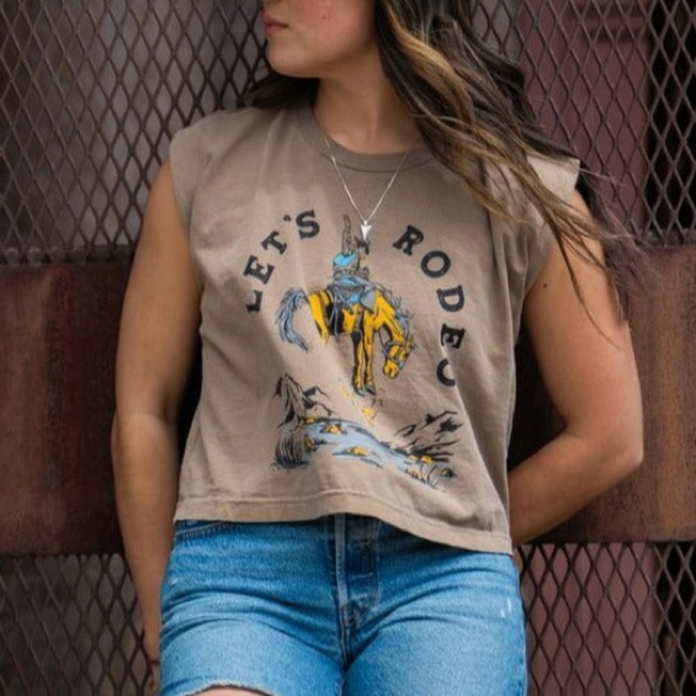 Let’s Rodeo Graphic Tank - Picture 2 of 2